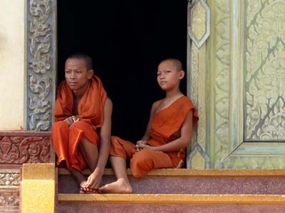 Photo of two monks