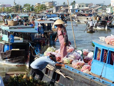 Photo of a market